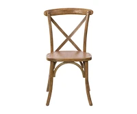 Bardstown X-Back Bistro Style Wooden High Back Dining Chair