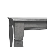 Merrick Lane Finnley Wooden Dining Table With Sculpted Legs