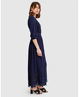 Belle & Bloom Women's All Eyes On Me Midi Dress