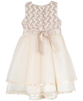 Rare Editions Toddler & Little Girl Basket Weave Social Dress