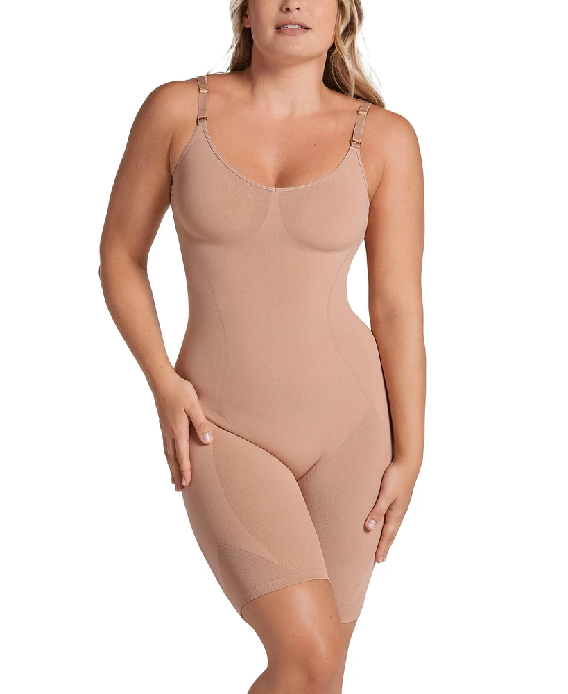 Leonisa Women's Full Coverage Seamless Shaping Bodysuit