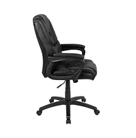 Emma+Oliver Big & Tall 400 Lb. Rated Leathersoft Office Chair - Desk