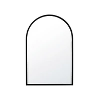 Muriel Arched Metal Framed Wall Mirror For Entryways, Dining Rooms