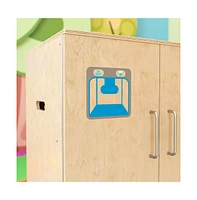 Children's Wood Refrigerator For Commercial Or Home Use - Kid Friendly Design