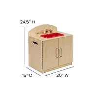 Children's Wooden Kitchen Set-Stove/Sink/Refrigerator For Commercial Or Home Use