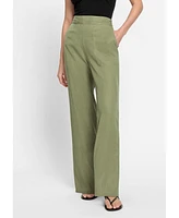 Olsen Women's Anna Fit Wide Leg Pull-On Trouser