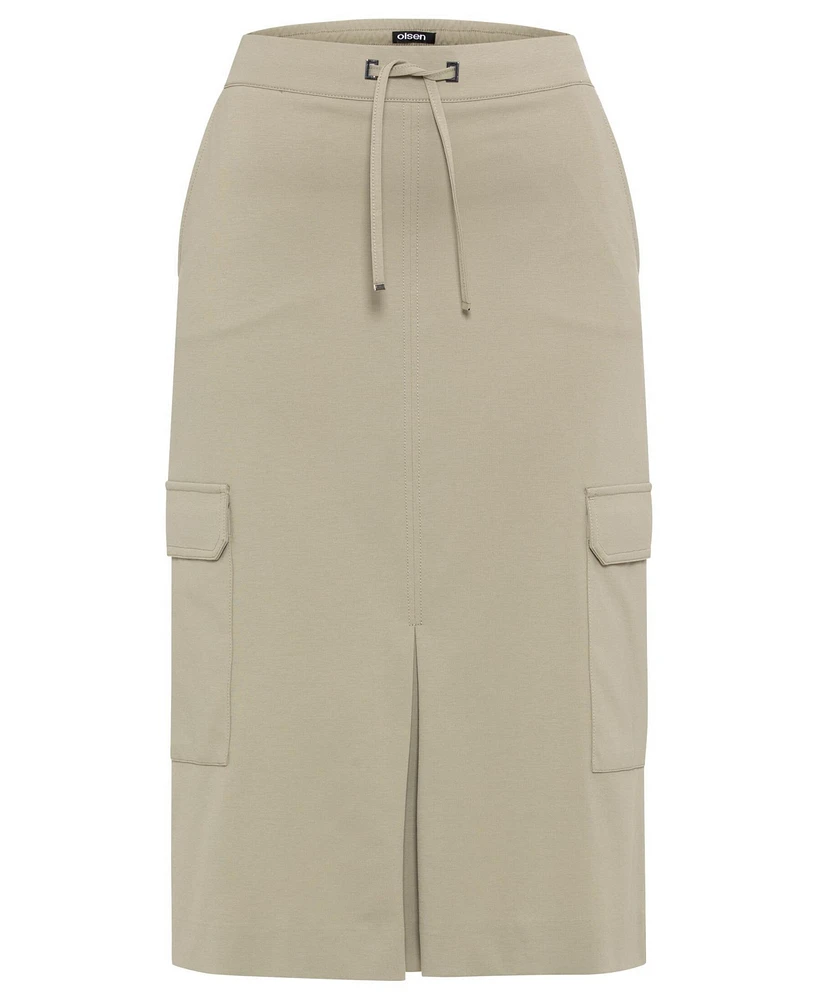 Olsen Women's Midi Cargo Skirt