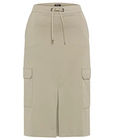 Olsen Women's Midi Cargo Skirt