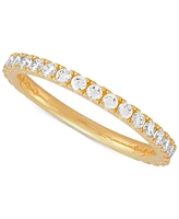 Arabella Cubic Zirconia Bridal Set in 14k Gold-Plated Sterling Silver