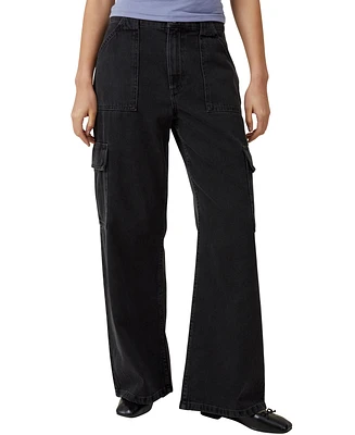 Cotton On Women's Relaxed Cargo Jean