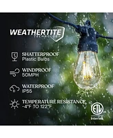 Brightech Ambience Pro 48 ft. Outdoor Solar Led String Lights with Remote Control