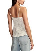 Lucky Brand Women's Floral Textured Camisole