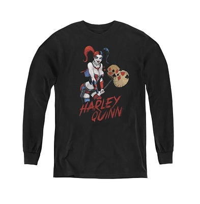 Justice League Boys of America Youth Harley Hammer Long Sleeve Sweatshirts