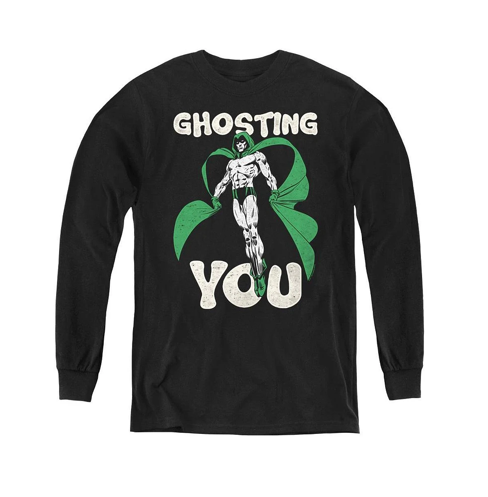 Justice League Boys of America Youth Ghosting Long Sleeve Sweatshirts