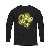 Green Lantern Boys Youth Nebula Long Sleeve Sweatshirts