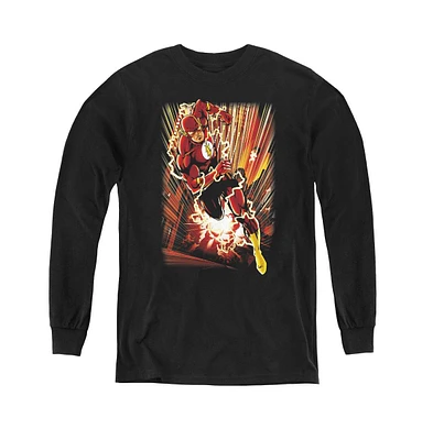 Justice League Boys of America Youth Street Speed Long Sleeve Sweatshirts