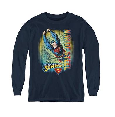 Superman Boys Youth Breakthrough Long Sleeve Sweatshirts