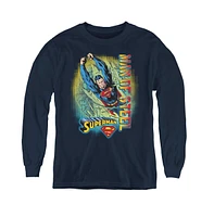 Superman Boys Youth Breakthrough Long Sleeve Sweatshirts