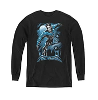 Batman Boys Youth All Grown Up Long Sleeve Sweatshirts