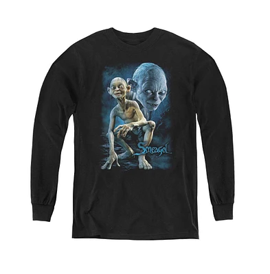 Lord Of The Rings Boys Youth Smeagol Long Sleeve Sweatshirts