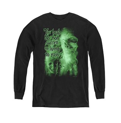 Lord Of The Rings Boys Youth King Dead Long Sleeve Sweatshirts