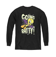 Looney Tunes Boys Youth Going Batty Long Sleeve Sweatshirts