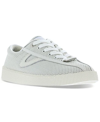 Tretorn Women's Nylite Perforated Leather Casual Sneakers from Finish Line