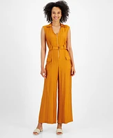 Taylor Petite Utility Wide-Leg Jumpsuit