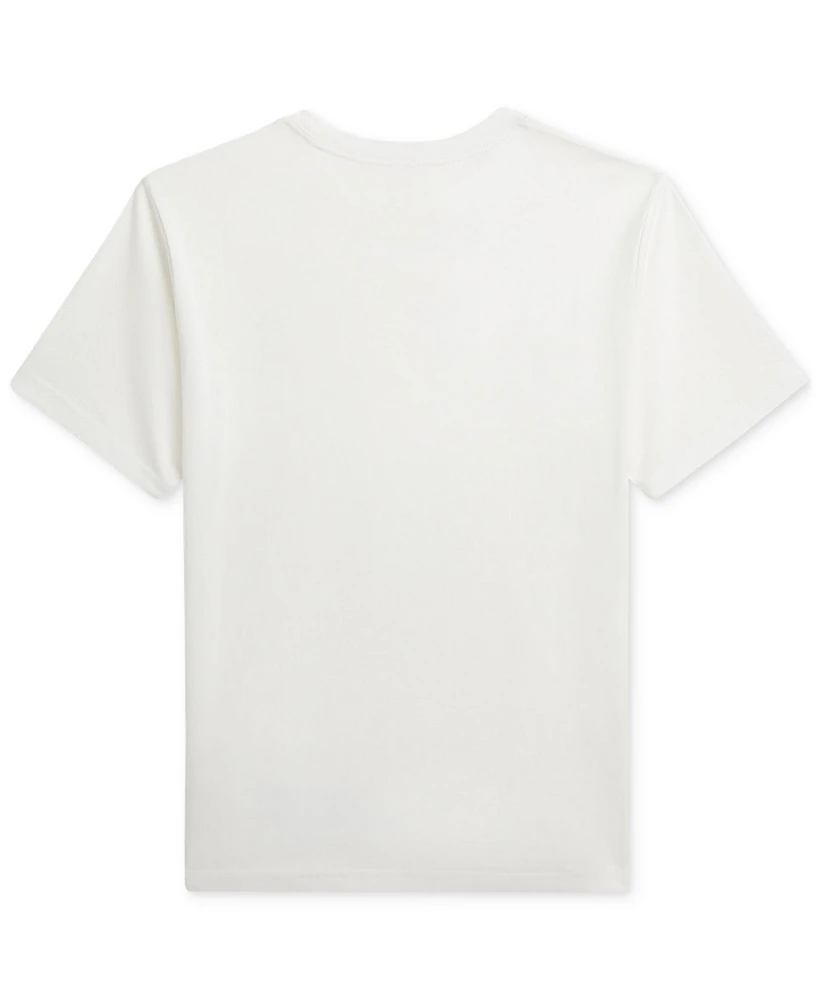 Polo Ralph Lauren Big Boys Striped-Logo Cotton Jersey T-Shirt