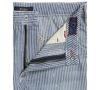 Polo Ralph Lauren Big Boys Indigo Striped Denim Carpenter Shorts