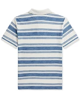 Polo Ralph Lauren's Big Boys Striped Cotton Mesh Shirt