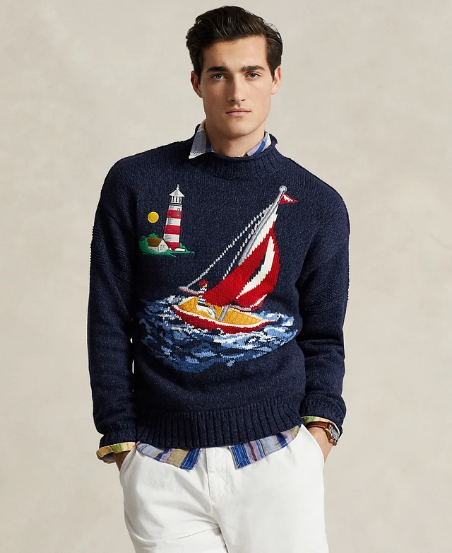 24SS POLO RALPH LAUREN INTARSIA USA KNIT | ヤマダウェブコム