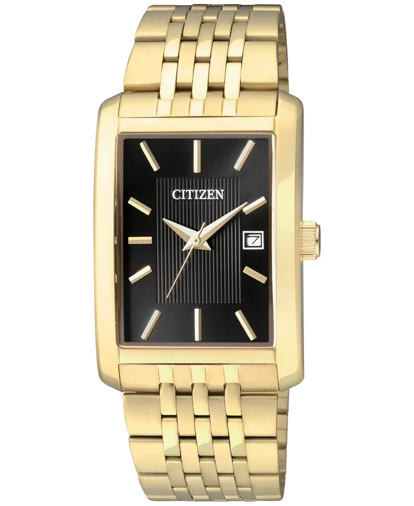 Citizen Men's Gold-Tone Stainless Steel Bracelet Watch 38mm BH1673