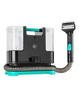 Iris Usa Hydro Clean High-Power 33.8 oz Chemical-Free Spot Cleaner Machine for Carpet and Upholstery, Lightweight Portable Fabric, Black/Teal