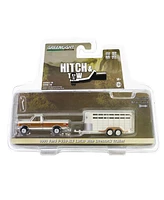 Greenlight Collectibles 1/64 Ford Lariat with Livestock Trailer, Hitch & Tow