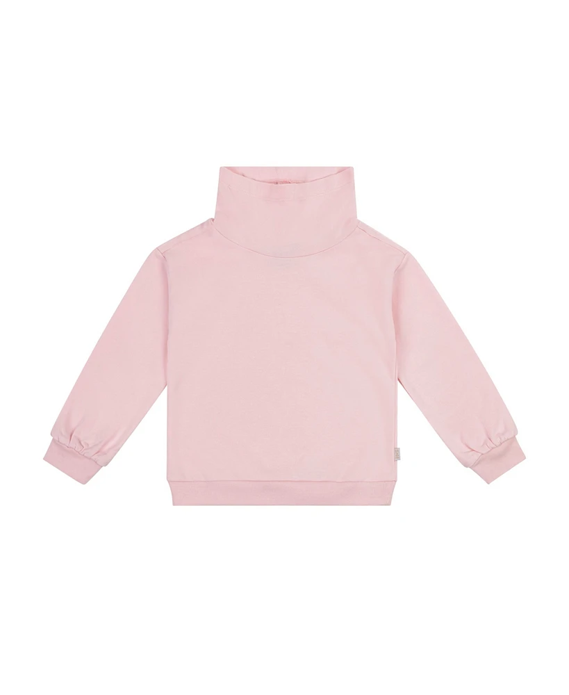 Sammy + Nat Little Girls Funnel Neck Sweatshirt