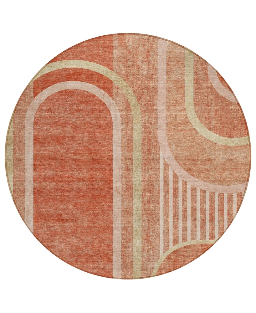 Addison Chantille Machine Washable ACN532 8'x8' Round Area Rug