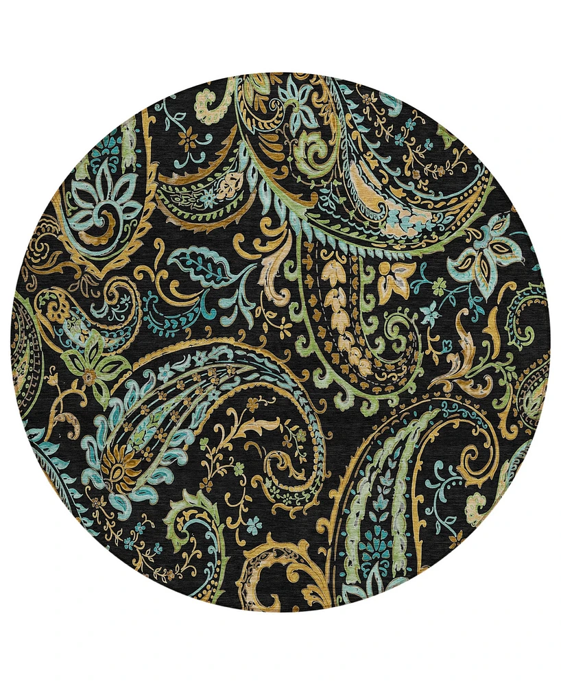 Addison Chantille Machine Washable ACN533 8'x8' Round Area Rug