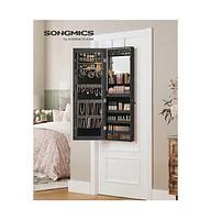 Slickblue Jewelry Cabinet Armoire Organizer with Led Lights