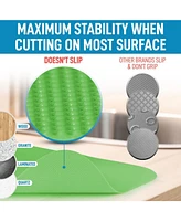 Non-Slip Flexible Cutting Board Set - Dishwasher Friendly Mats For Cooking of 3