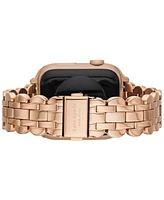 Kate Spade New York Women's Rose Gold-Tone Stainless Steel Band for Apple Watch, 42,44,45,49mm