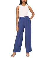 1.state Women's Button Detail Wide Leg Pants