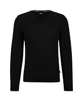 Boss by Hugo Men's Slim-Fit V-Neck Sweater