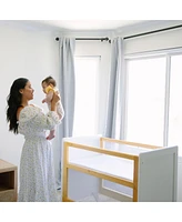 BreathableBaby Breathable Mesh 2-in-1 Mini Crib - Greenguard Gold Certified