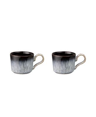 Denby Halo Brew Set of 2 Espresso Cups, Service for 2