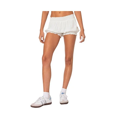 Edikted Women's Adelaide Puffy Shorts