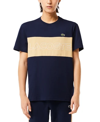 Lacoste Men's Classic Fit Short Sleeve Crewneck Logo T-Shirt