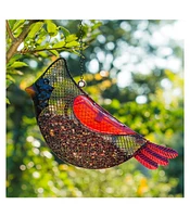 Evergreen Garden Cardinal Mesh Bird Feeder