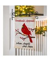 Evergreen Flag When Angels Are Near Garden Linen Flag