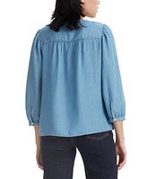 Levi's Women's Halsey 3/4-Sleeve Blouse